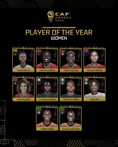 Player of the year (women) category 